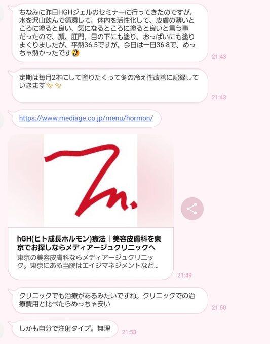 塗る成長ホルモン