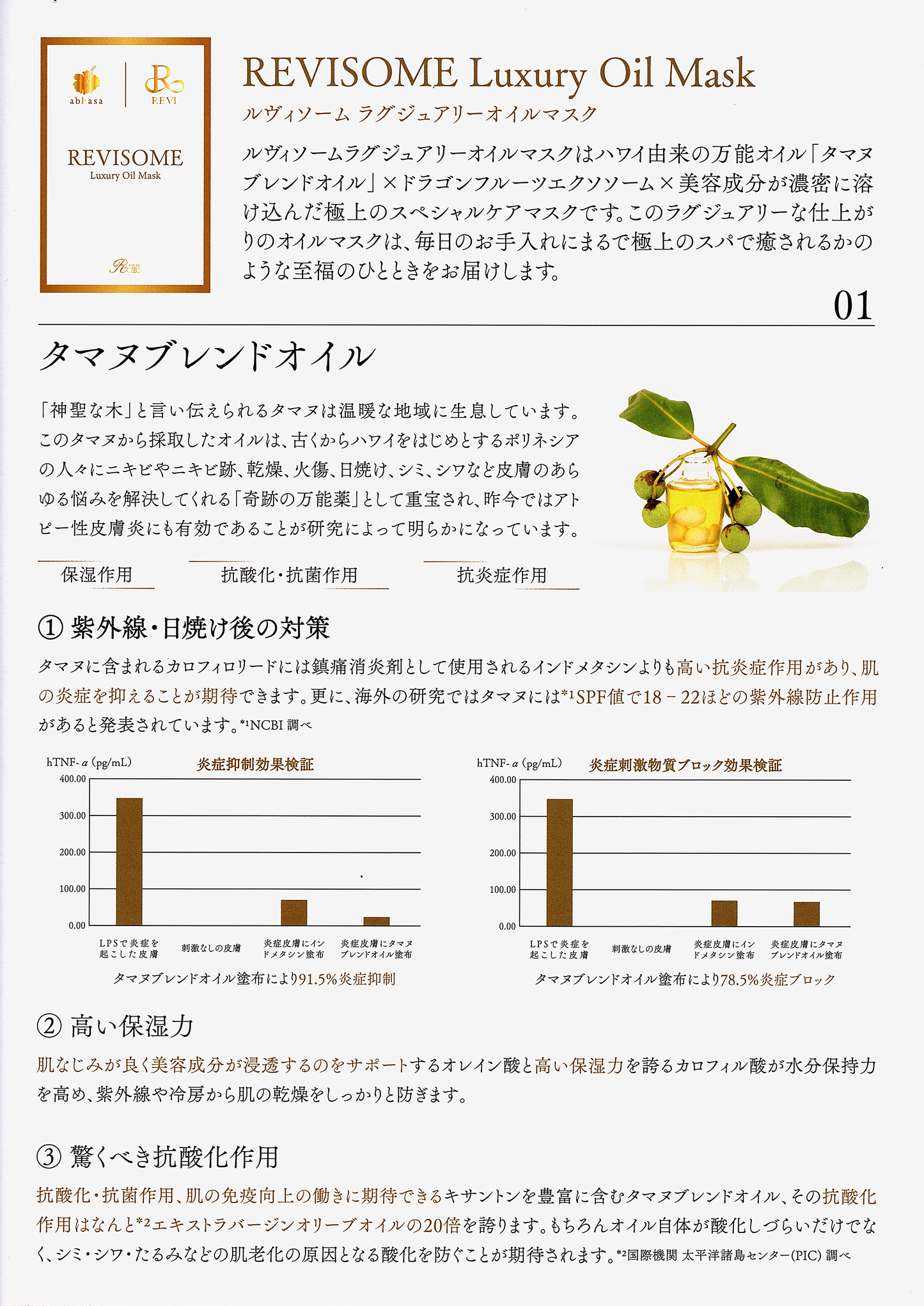 Reviエクソソーム ラグジュアリーオイルマスク(10枚)
