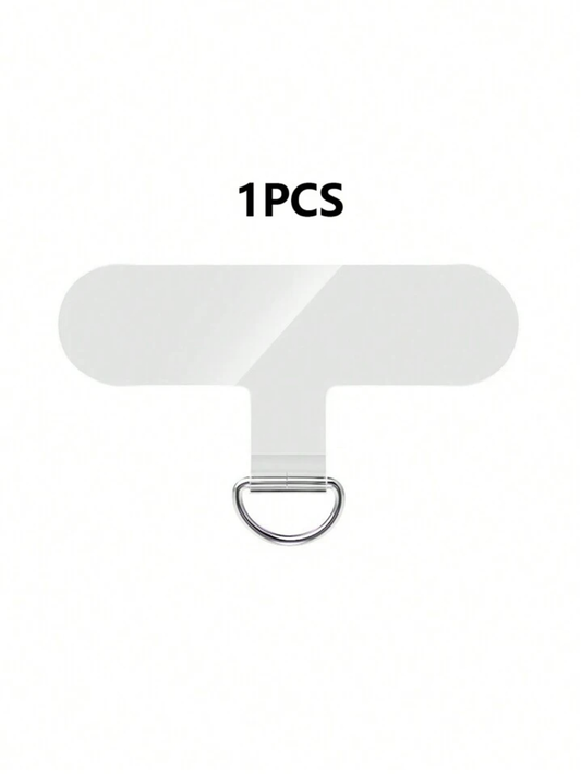 ストラップホルダー 透明 シルバー