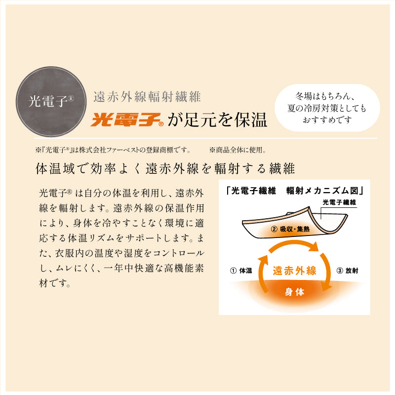 遠赤外線スパッツ 燃活サポート美脚レギンス ブラック