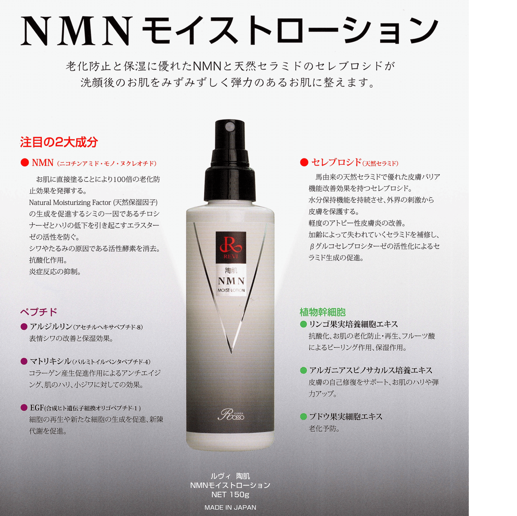 Revi陶肌NMNモイストローション(200ml)【化粧水】 – カリスマ