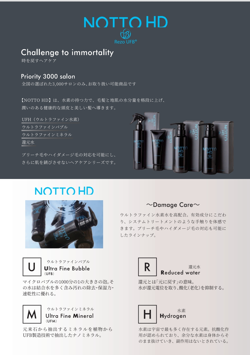 NOTTO(ノット) HD シャンプー+トリートメント(トラベル用)各7ml NOTTO(ノット) HD シャンプー+トリートメント(トラベル用)各7ml