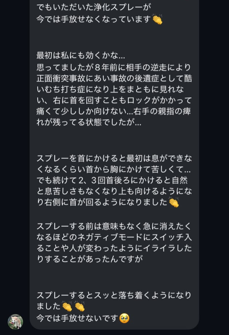 浄化・エネルギー調整スプレー(50ml)【⚠️カード決済不可、お振込のみ対応】